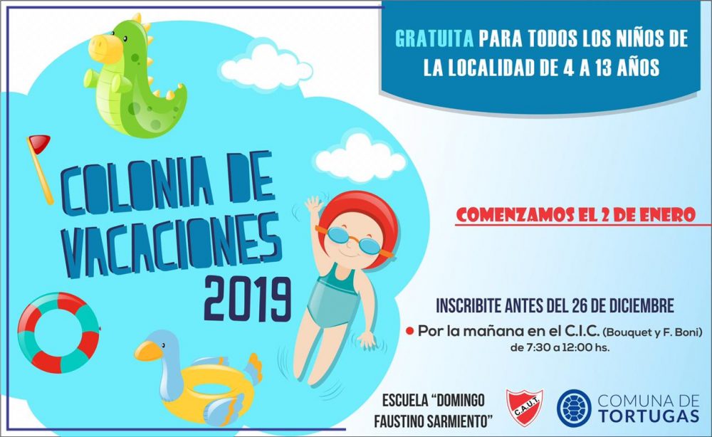 COLONIA DE VACACIONES 2019